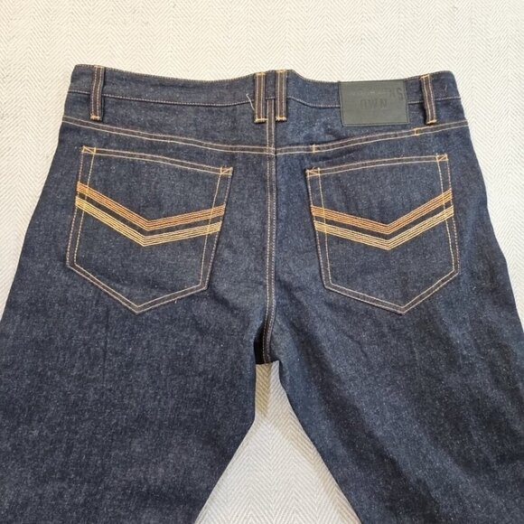 Brooklyn's Own by Rocawear Jeans Men's W40 L35 Dark Wash Straight Leg Embroidery - Picture 11 of 16